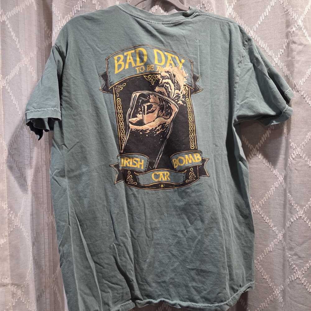 Irish Car Bomb Graphic Tee in Green